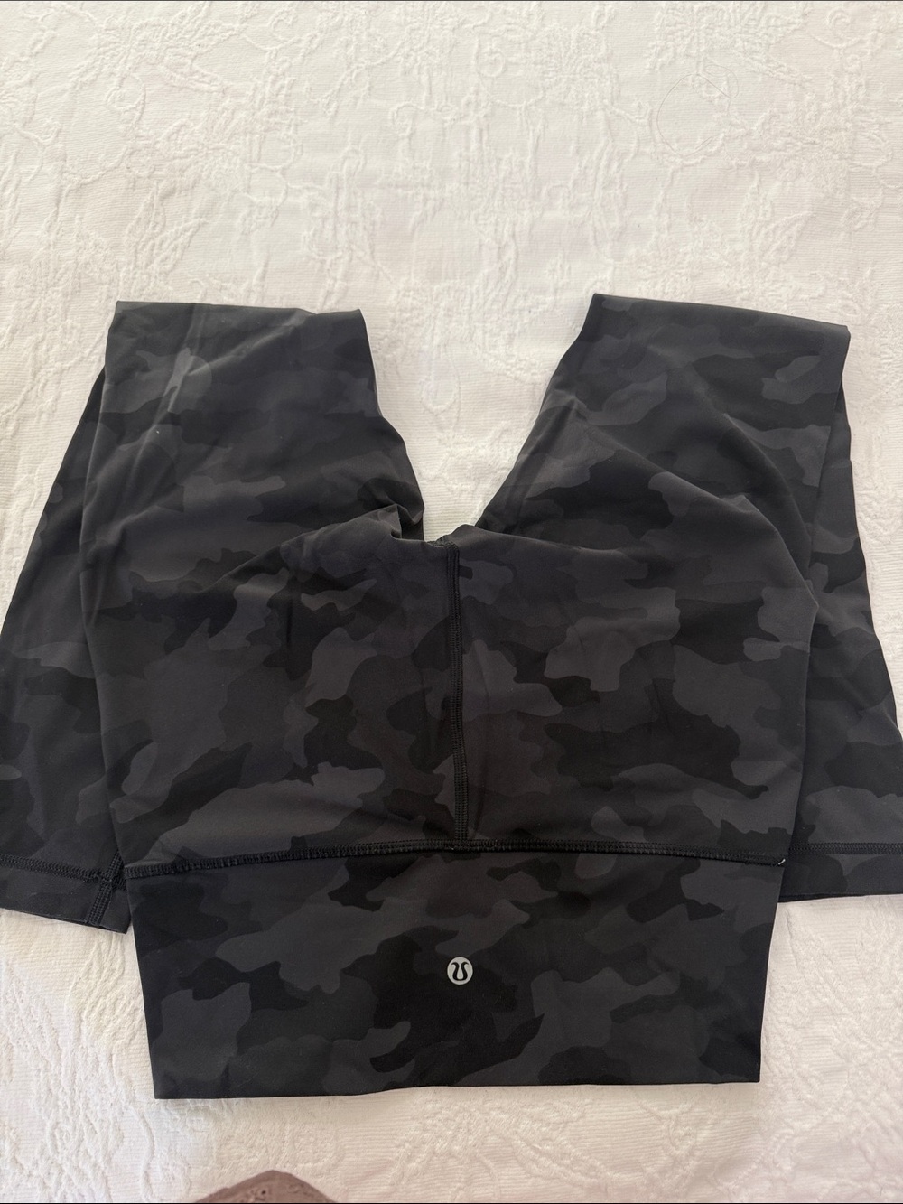 Lululemon High-Waist Camo Leggings - Black